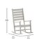 Flash Furniture White All-Weather Classic Outdoor Rocking Chair LE-HMP-2002-110-WT-GG - alternate 3